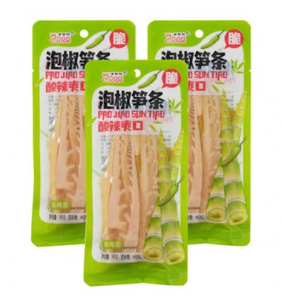 富春龙即食泡椒笋条90g*3袋