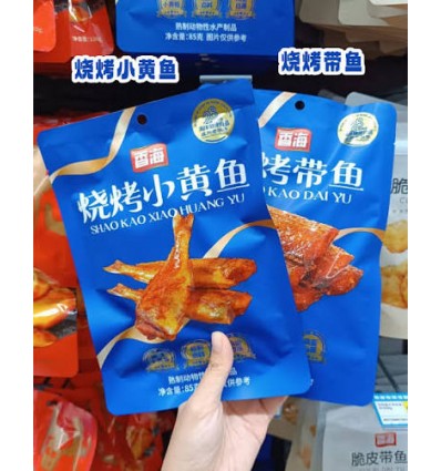 香海烧烤小黄鱼85g