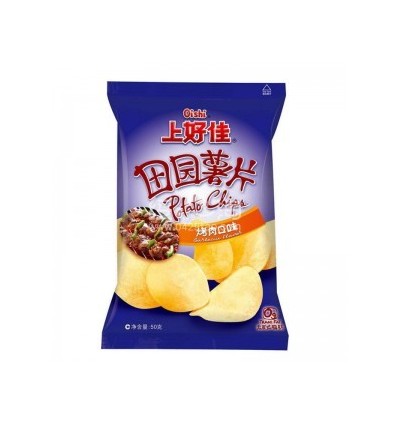 上好佳田园薯片烧烤味40g