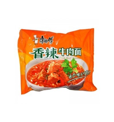 康师傅香辣牛肉面袋装100g