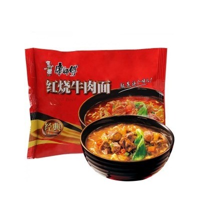 康师傅红烧牛肉面100g 19-05-2025