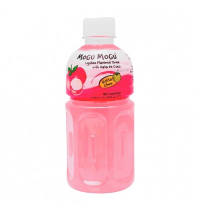 泰国MOGU MOGU 果汁椰果饮料荔枝味320ml