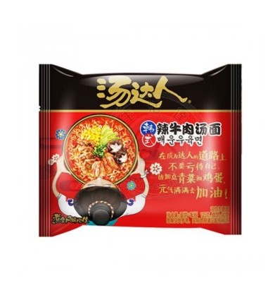汤达人韩式辣牛肉汤面125g