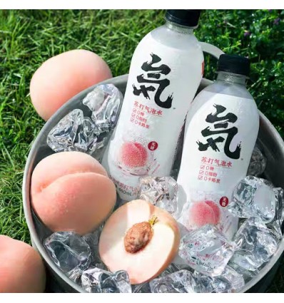 元气森林白桃味苏打气泡水480ml