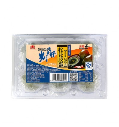 光阳松花皮蛋 375g6个