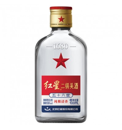 红星二锅头小酒版100ml56度