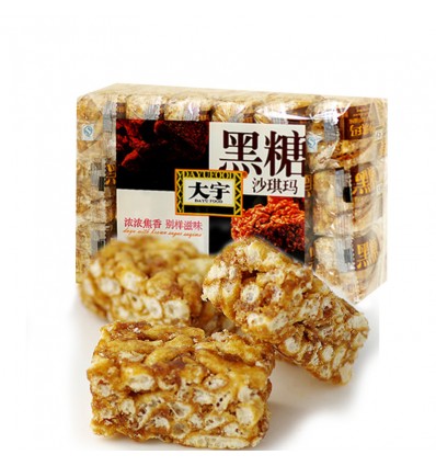 大宇黑糖沙琪玛500g