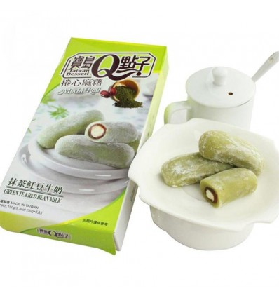 台湾宝岛Q点子抹茶红豆牛奶卷150g