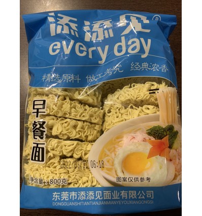 添添见早餐面800g