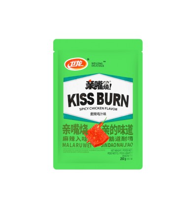 卫龙亲嘴烧麦辣鸡汁味 260g
