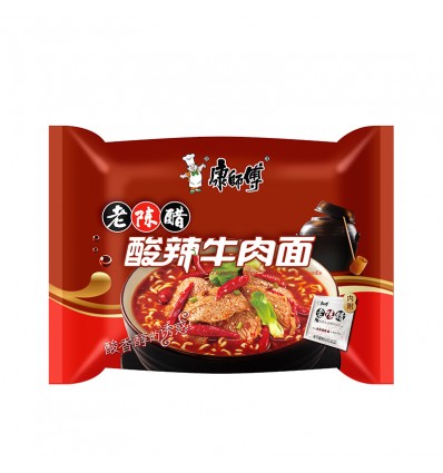 康师傅老陈醋酸辣牛肉面111g