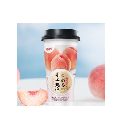 香约奶茶杯装蜜桃乌龙黑糖抹茶味120g