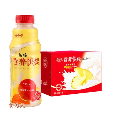 娃哈哈营养快线菠萝味500ml 07-07-2025