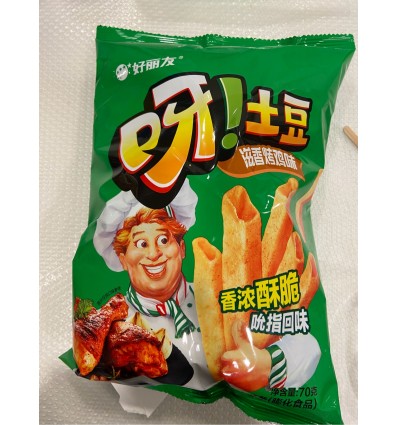 好丽友呀!土豆滋香烤鸡味70g