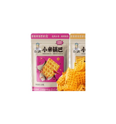 卧龙锅巴牛肉味128g