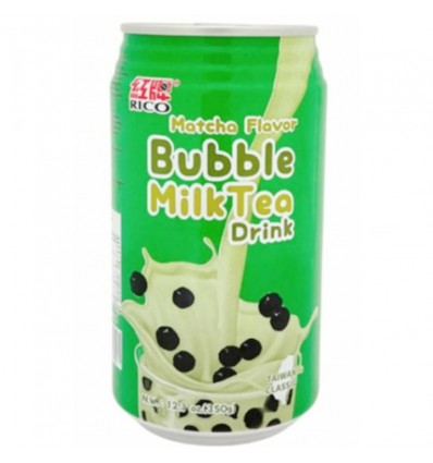 红牌台湾珍珠奶茶抹茶味350ml