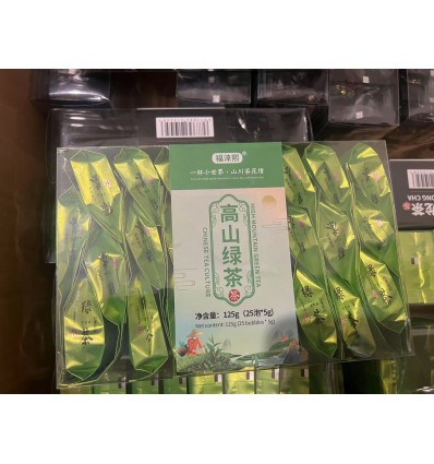 高山绿茶125gx25泡