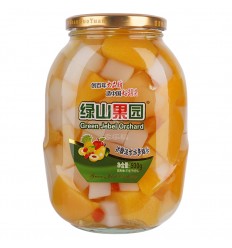 绿山果园冰糖混合水果罐头930g