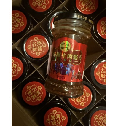 开心乐庐州御龙爆椒牛肉酱210g