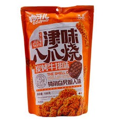 狗牙儿津门八爪烧碳烤牛排味188g