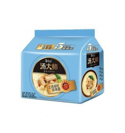 康师傅汤大师上汤瑶柱排骨面112克 × 5包