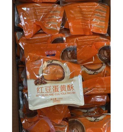 星麦语红豆蛋黄酥100g